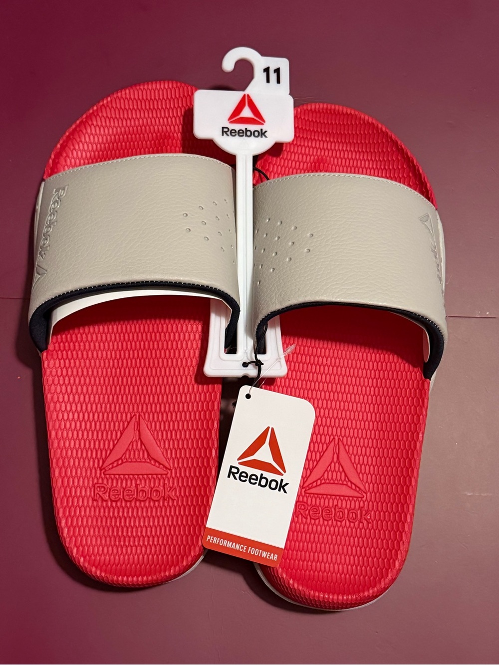 Reebok Men's Delta Vital Slide Sandals Size 11
